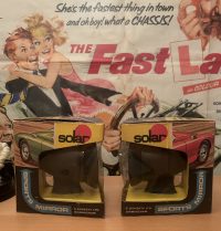 Solar Bullet Sports Mirrors 1960’s Boxed