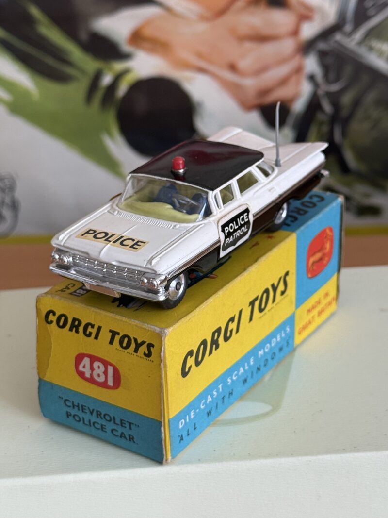 Corgi Toys 481 Chevrolet police patrol car. - Image 2