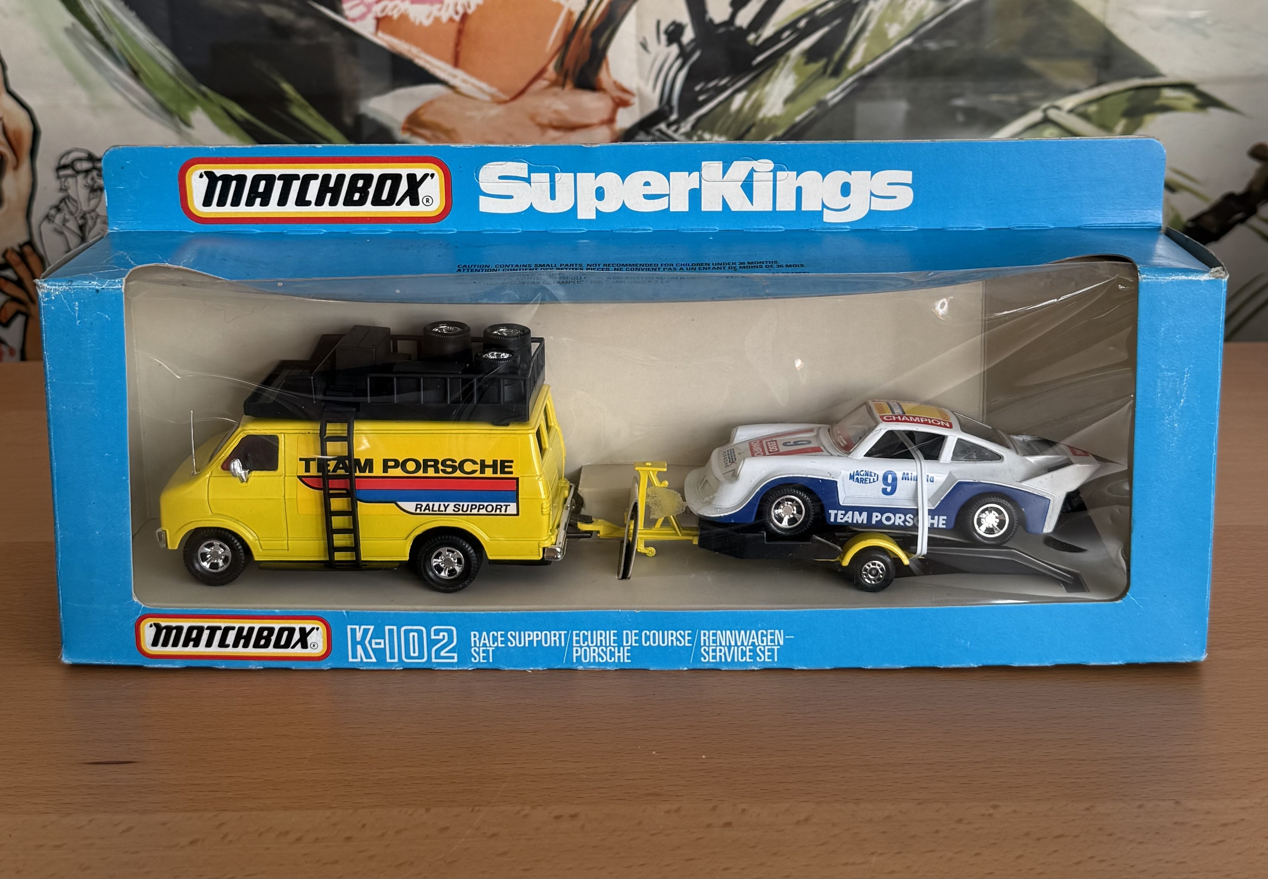 Matchbox 1970’s Superkings Team Porsche Racing Set